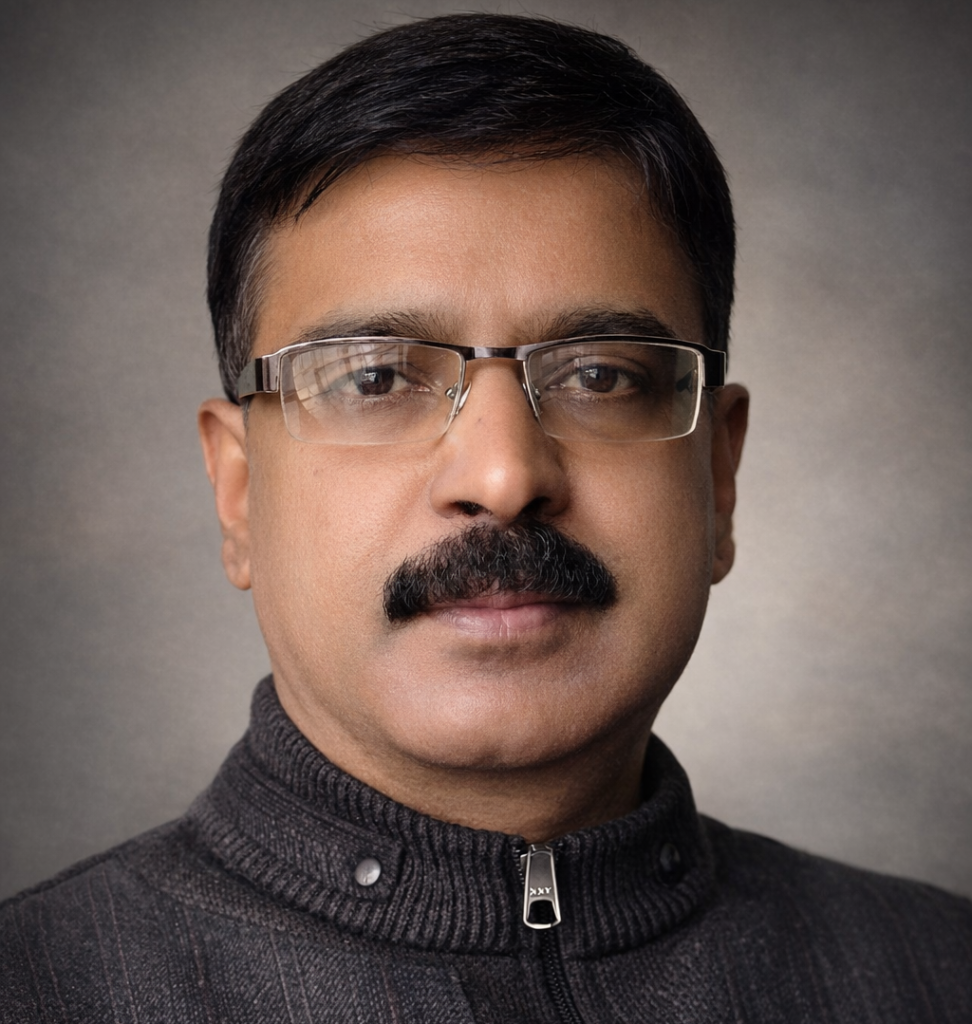 professional portrait in neutral tones