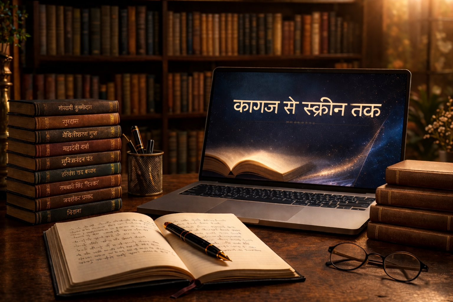 एक प्रेरणादायक अध्ययन कक्ष 1